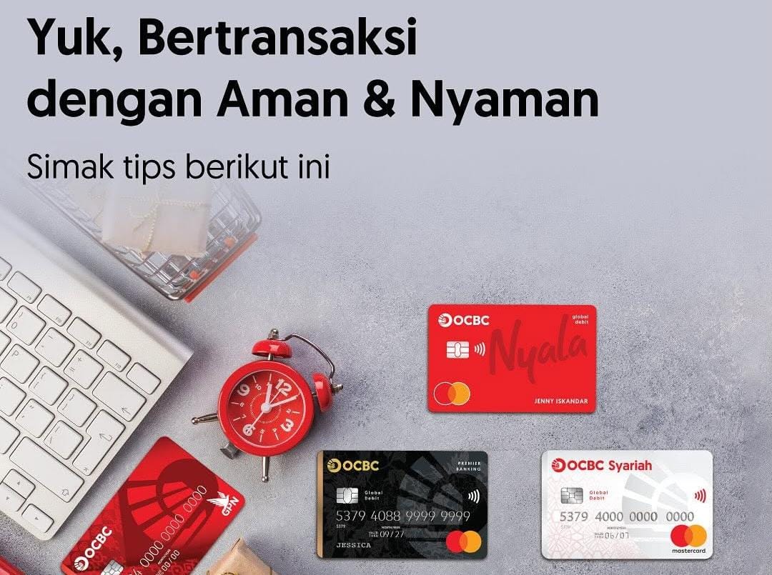 Ilustrasi peringatan penipuan pembatalan transaksi dengan layar ponsel dan tanda peringatan segitiga merah